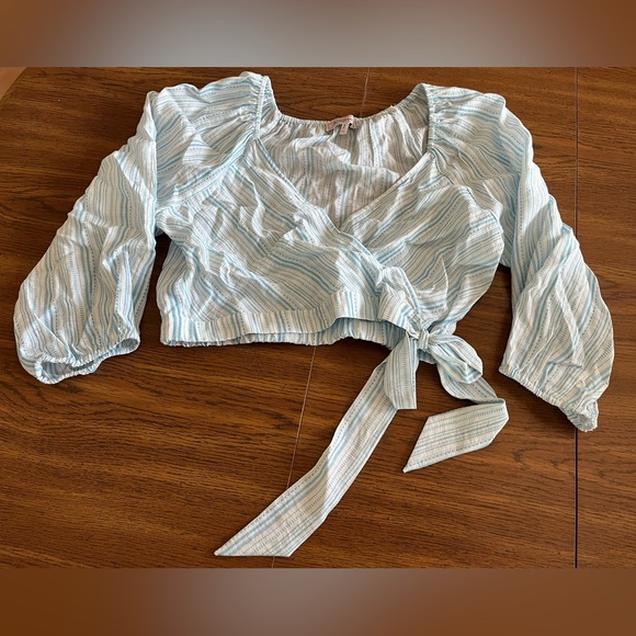 BCBGeneration Wrap Top - Picture 3 of 8